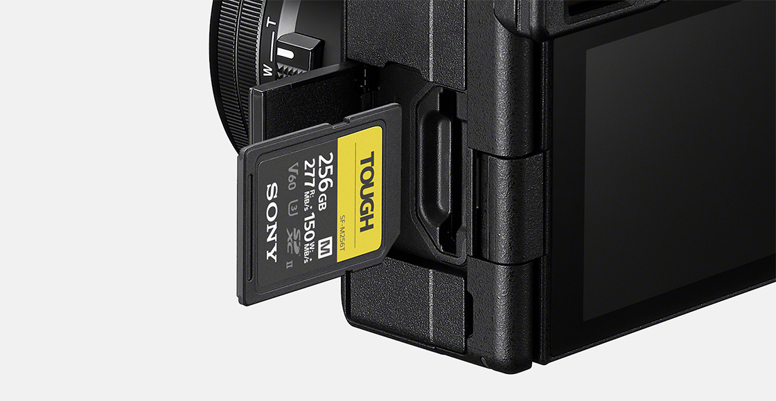 Изображение на слот за карта със SD карта с памет