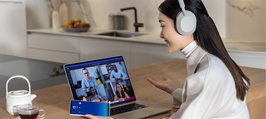 Снимка на Безжични шумопотискащи слушалки WH-1000XM5